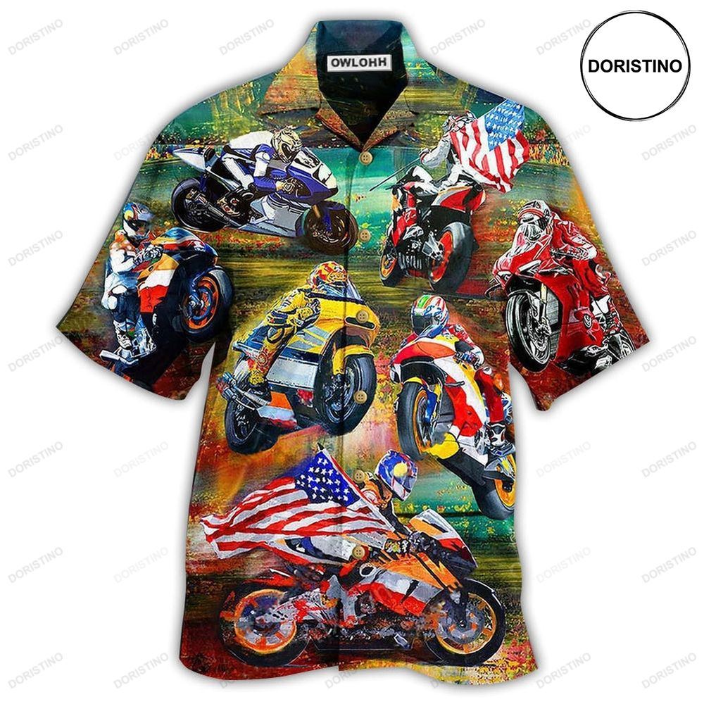 Motorsport Racing America Awesome Hawaiian Shirt