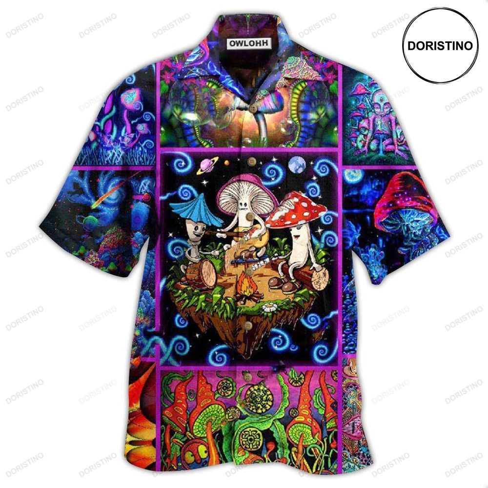 Mushroom Into The Woods I Go To Lose My Mind And Find My Soul Limited Edition Hawaiian Shirt