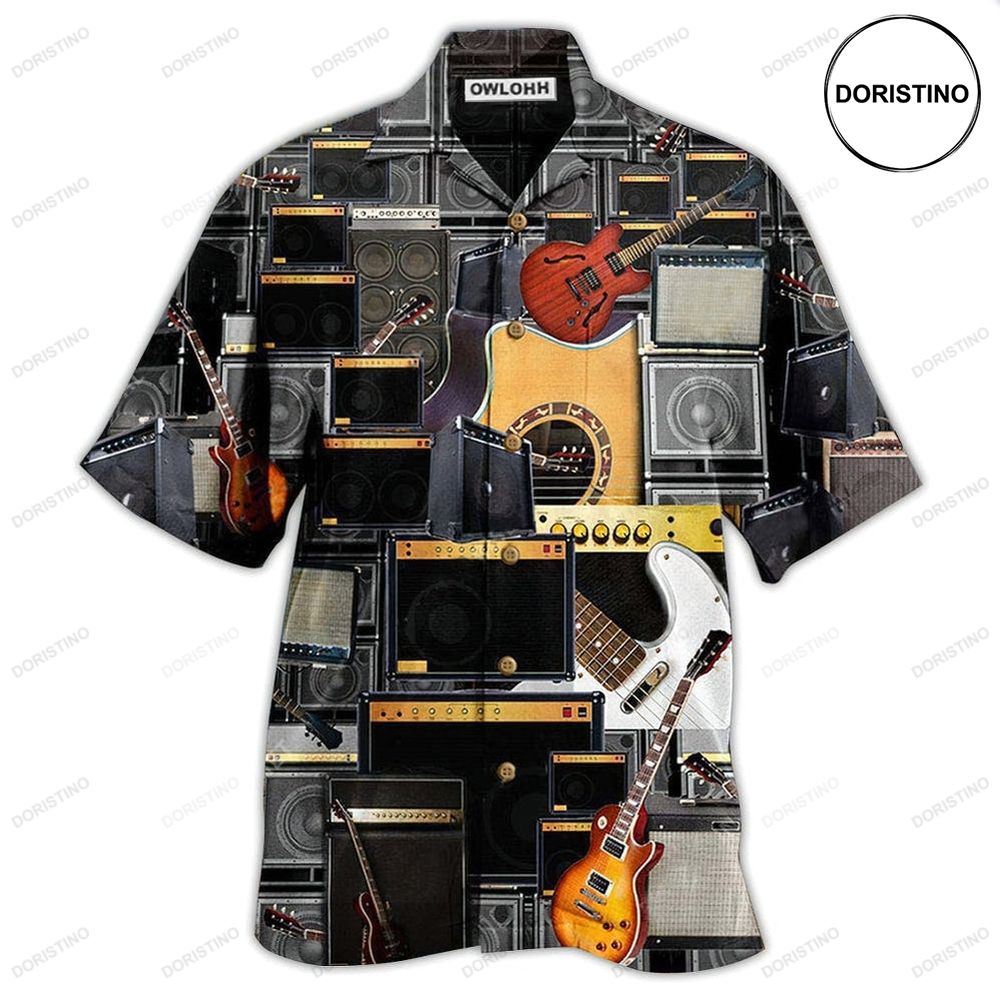 Music Control A Big Amplifier As Control An Elephant Hawaiian Shirt