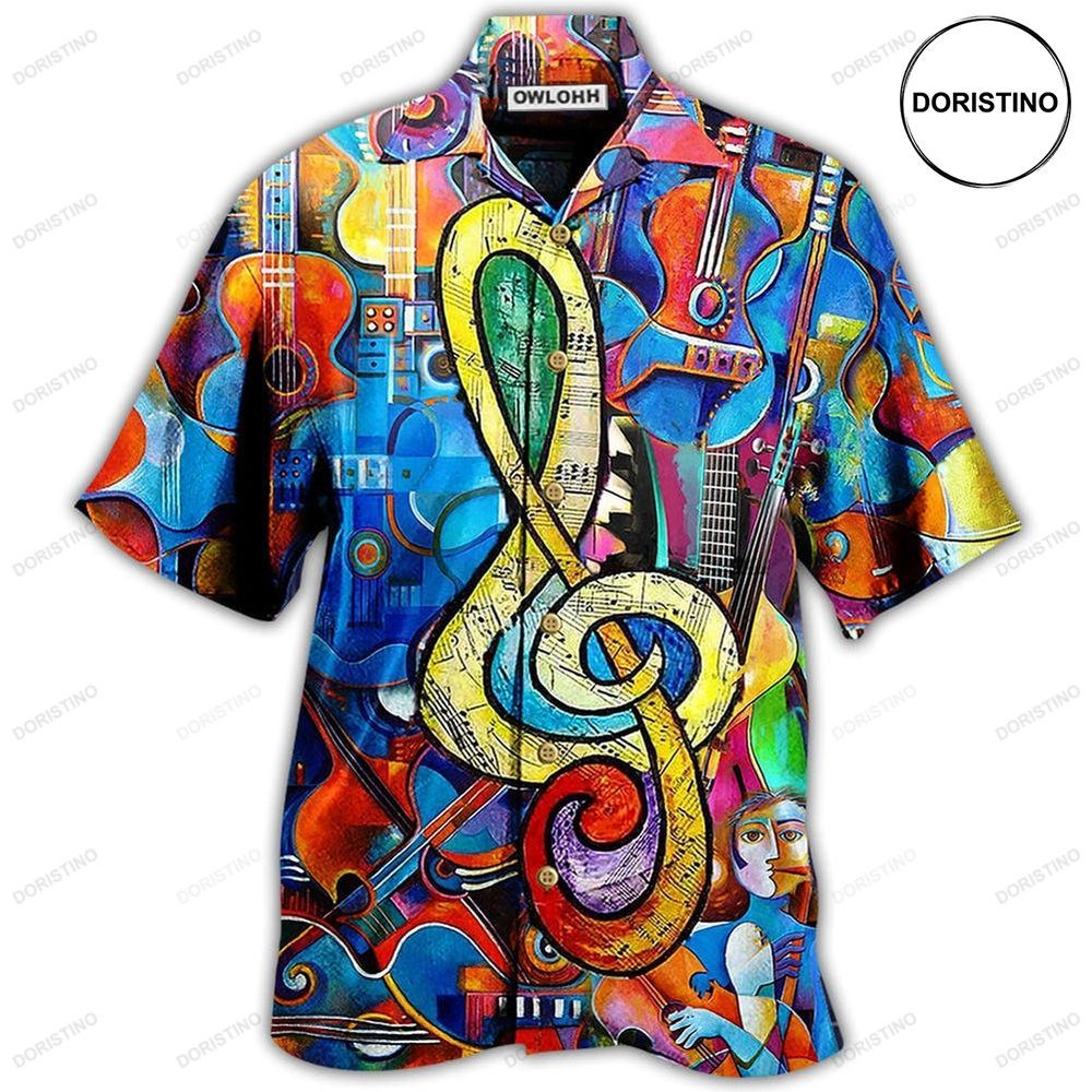 Music Love Live Life Awesome Hawaiian Shirt