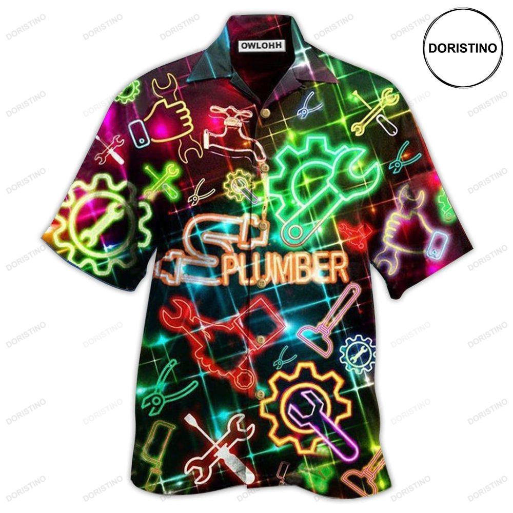 Plumber Amazing Neon Hawaiian Shirt