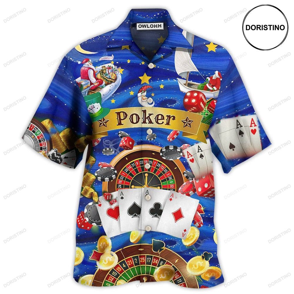 Poker Gambling Born To Play Poker Forced To Work Love Play Awesome Hawaiian Shirt