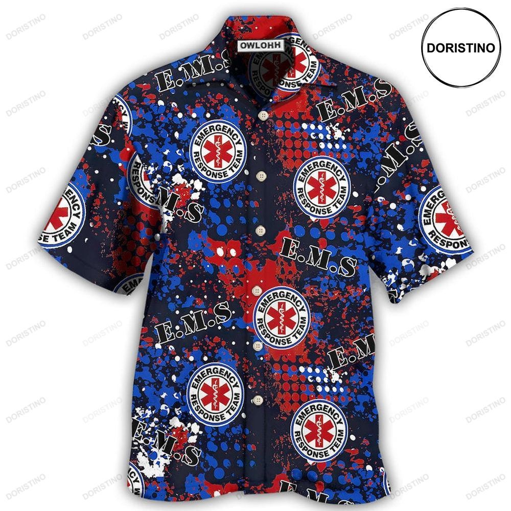 Police Military Fire And Nurses Hawaiian Shirt