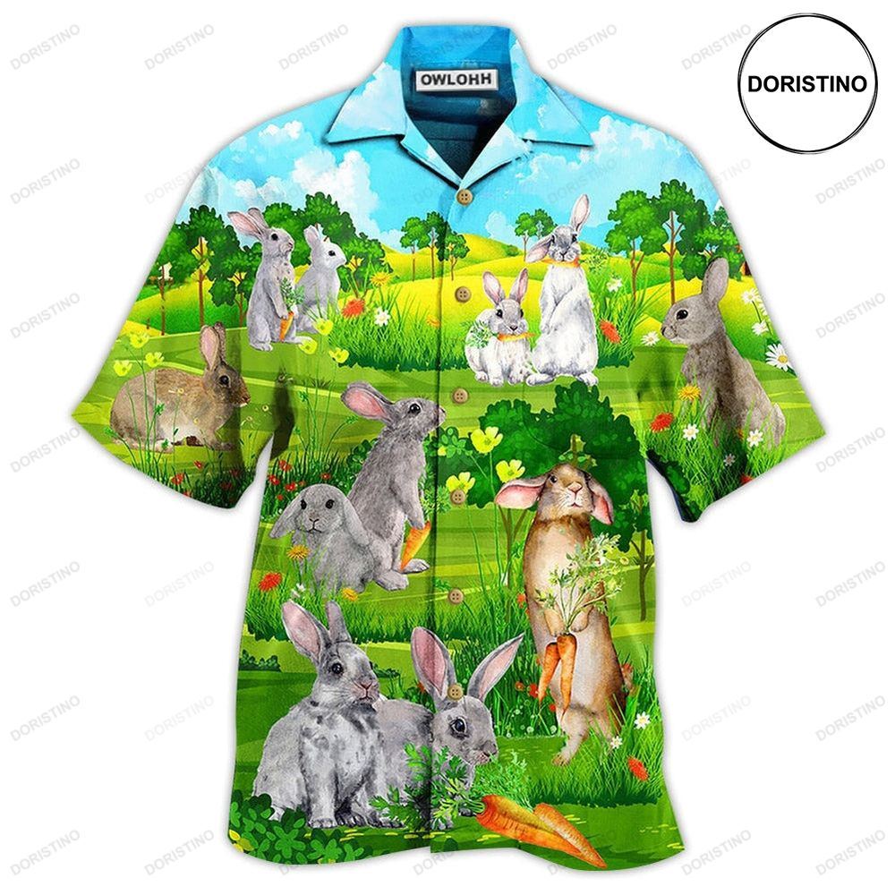 Rabbit Animals Love Carrot Limited Edition Hawaiian Shirt