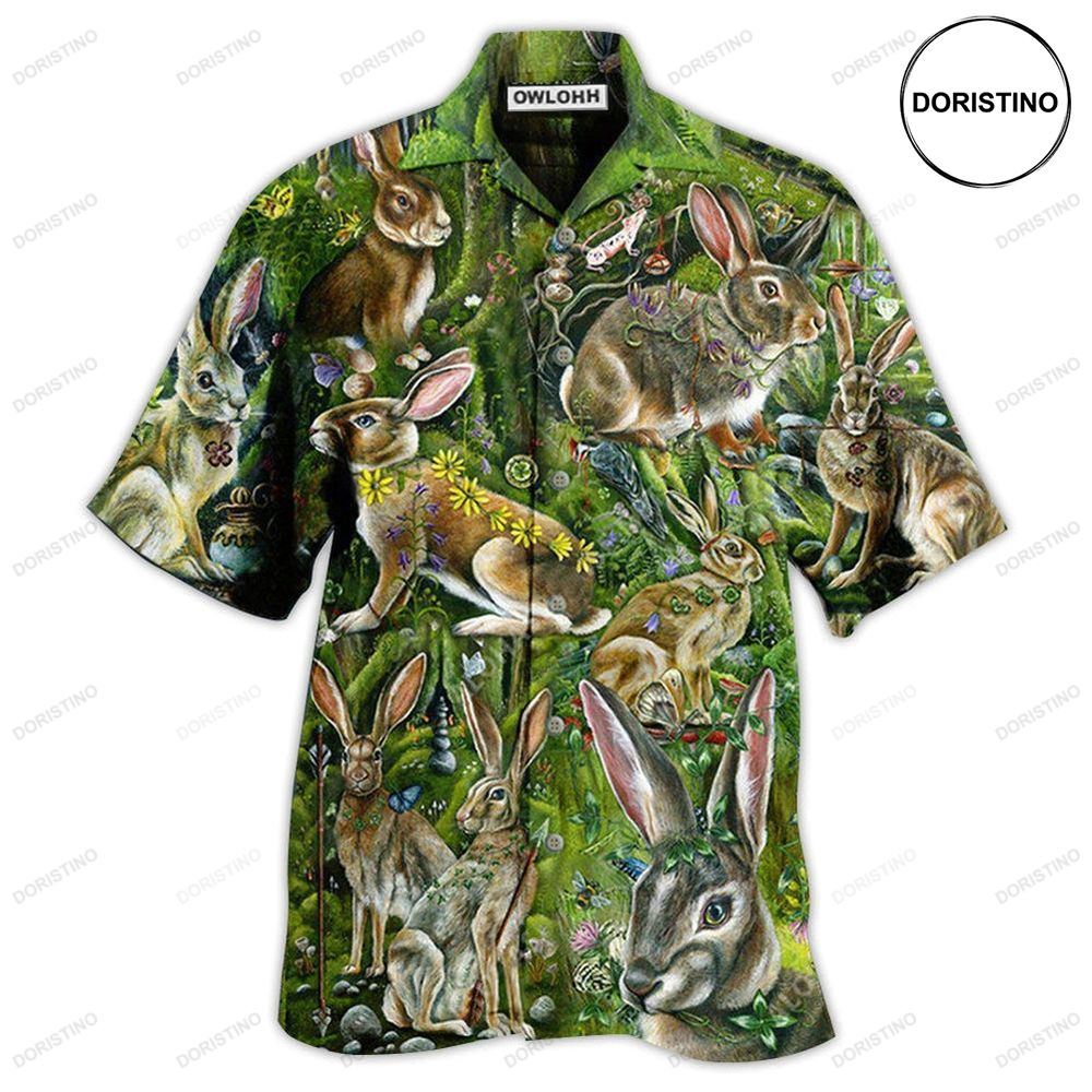 Rabbit Some Bunny Loves You Hawaiian Shirt