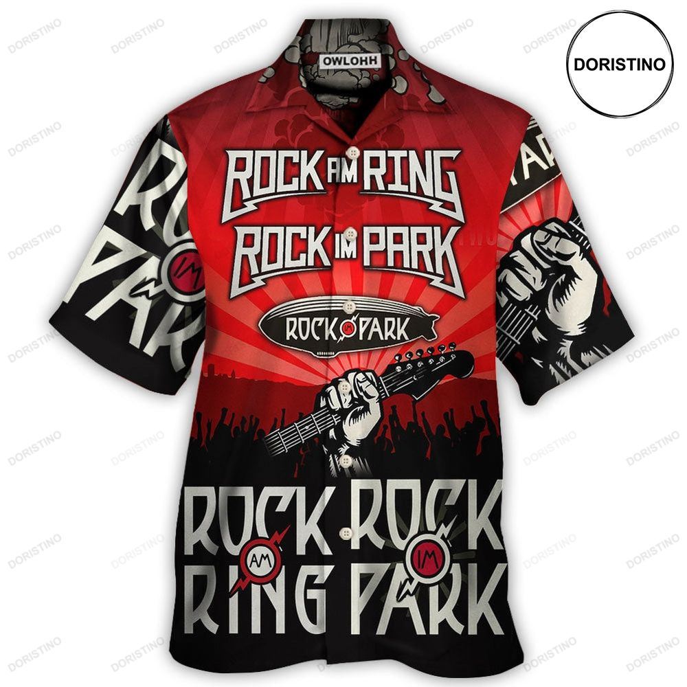 Rock Am Ring And Rock Im Park Red Vibe Music Lover Amazing Hawaiian Shirt