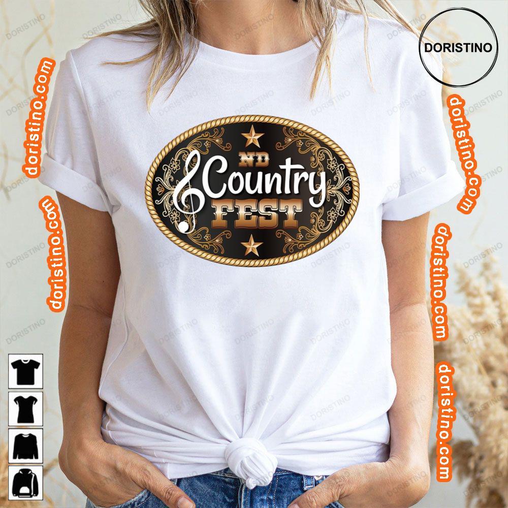 Nd Country Fest 2024 Logo Shirt