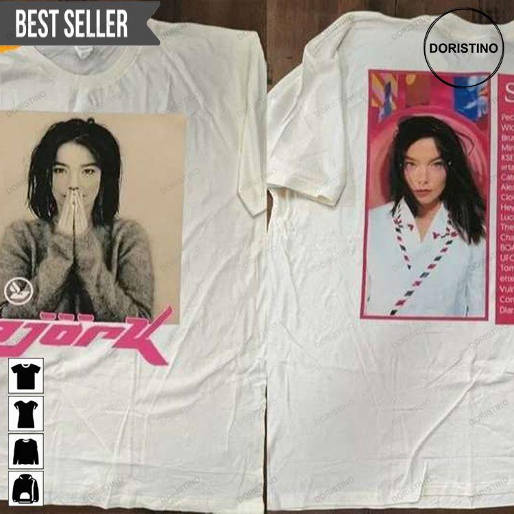 Bjork Post Scores Album Cover Short-sleeve Doristino Limited Edition T-shirts