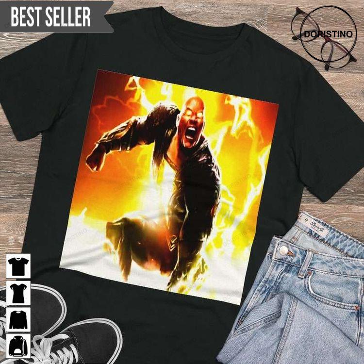 Black Adam Movie 2022 The Rock Doristino Limited Edition T-shirts