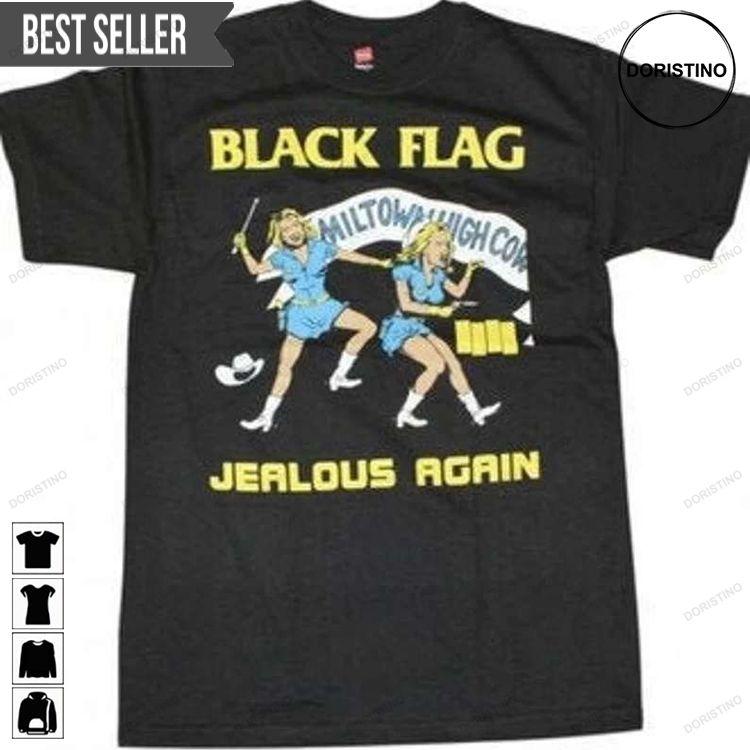 Black Flag Music Jealous Again Doristino Limited Edition T-shirts