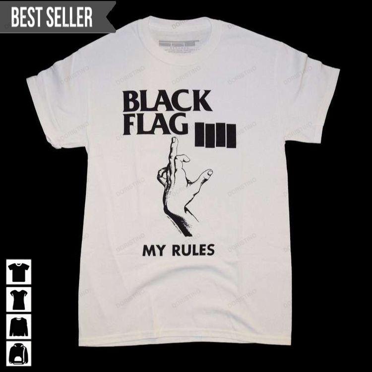 Black Flag My Rules Unisex Doristino Awesome Shirts