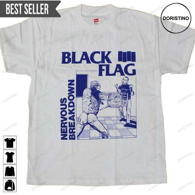 Black Flag Nervous Breakdown Unisex Doristino Limited Edition T-shirts