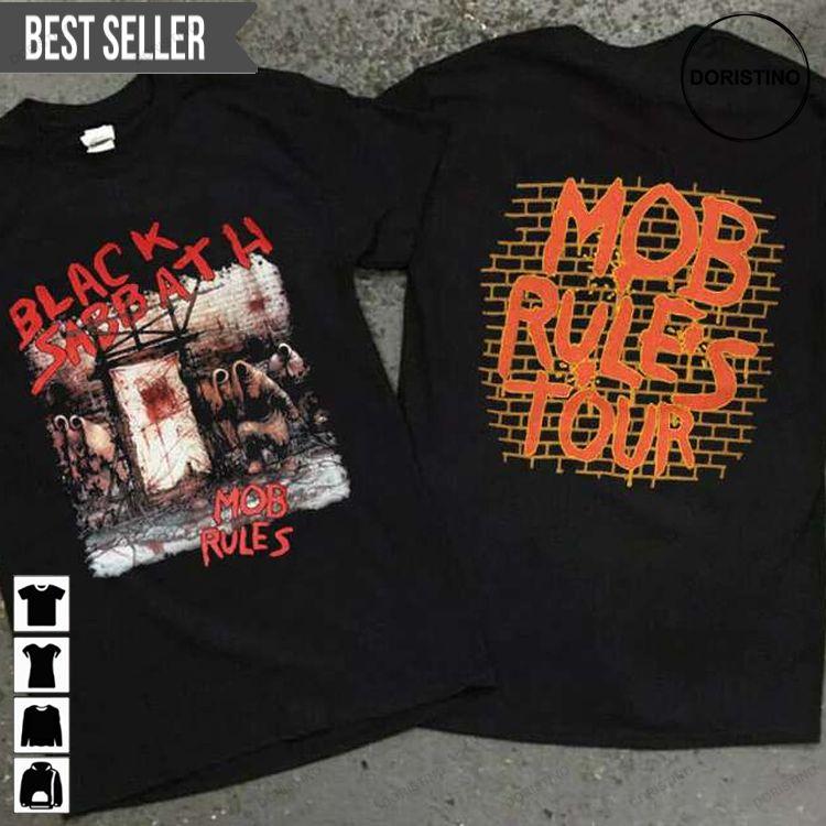 Black Sabbath Mob Rules Kill Ozzy Tour Concert Vintage 1991 Doristino Limited Edition T-shirts