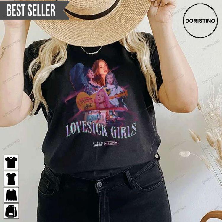 Blackpink Lovesick Girl Doristino Limited Edition T-shirts