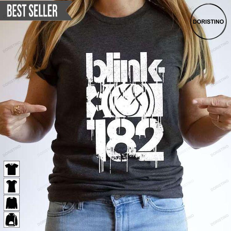 Blink 182 Smiley Face Rock Music Tour Doristino Limited Edition T-shirts