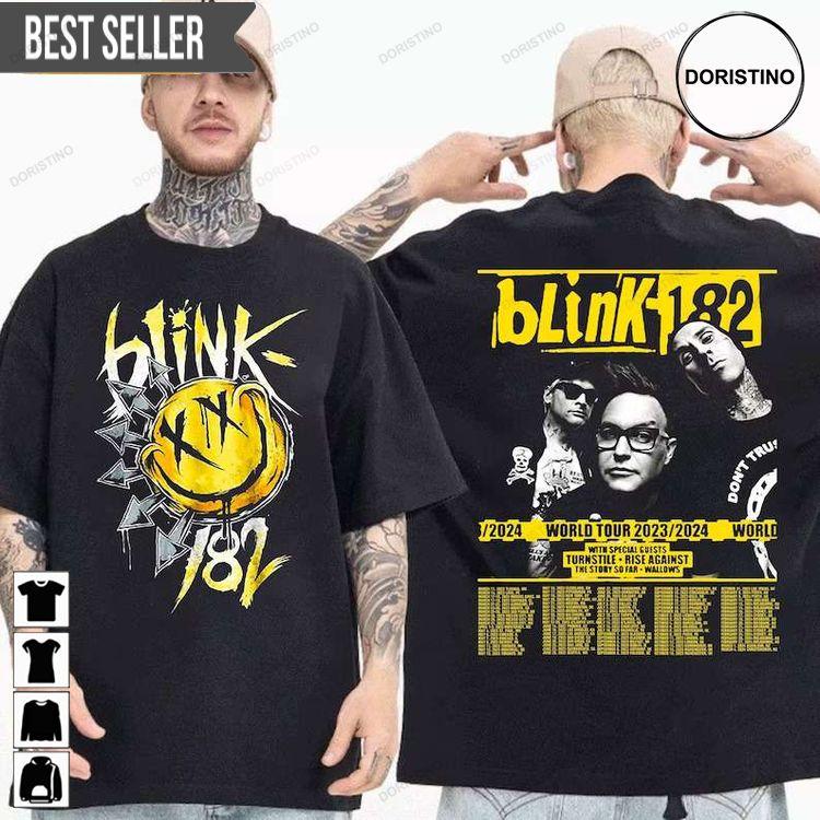 Blink-182 World Tour 2023-2024 Doristino Awesome Shirts