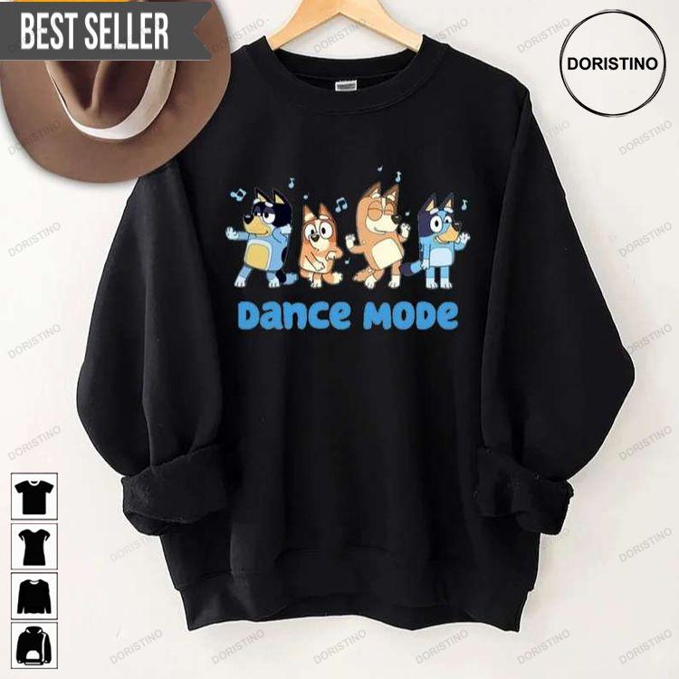 Bluey Dance Mode Cant Stop Dancing Doristino Limited Edition T-shirts