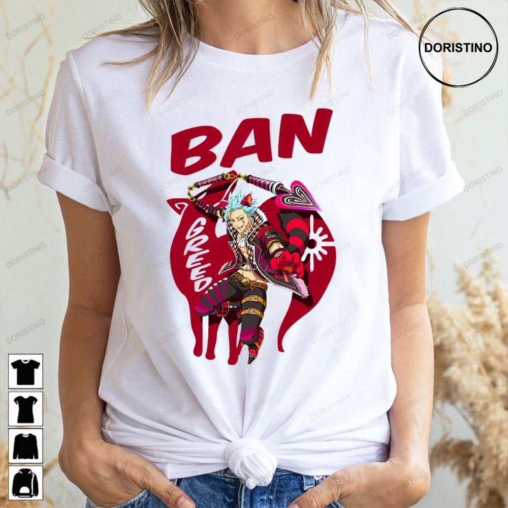 Seven Deadly Sins Ban Greed Limited Edition T-shirts