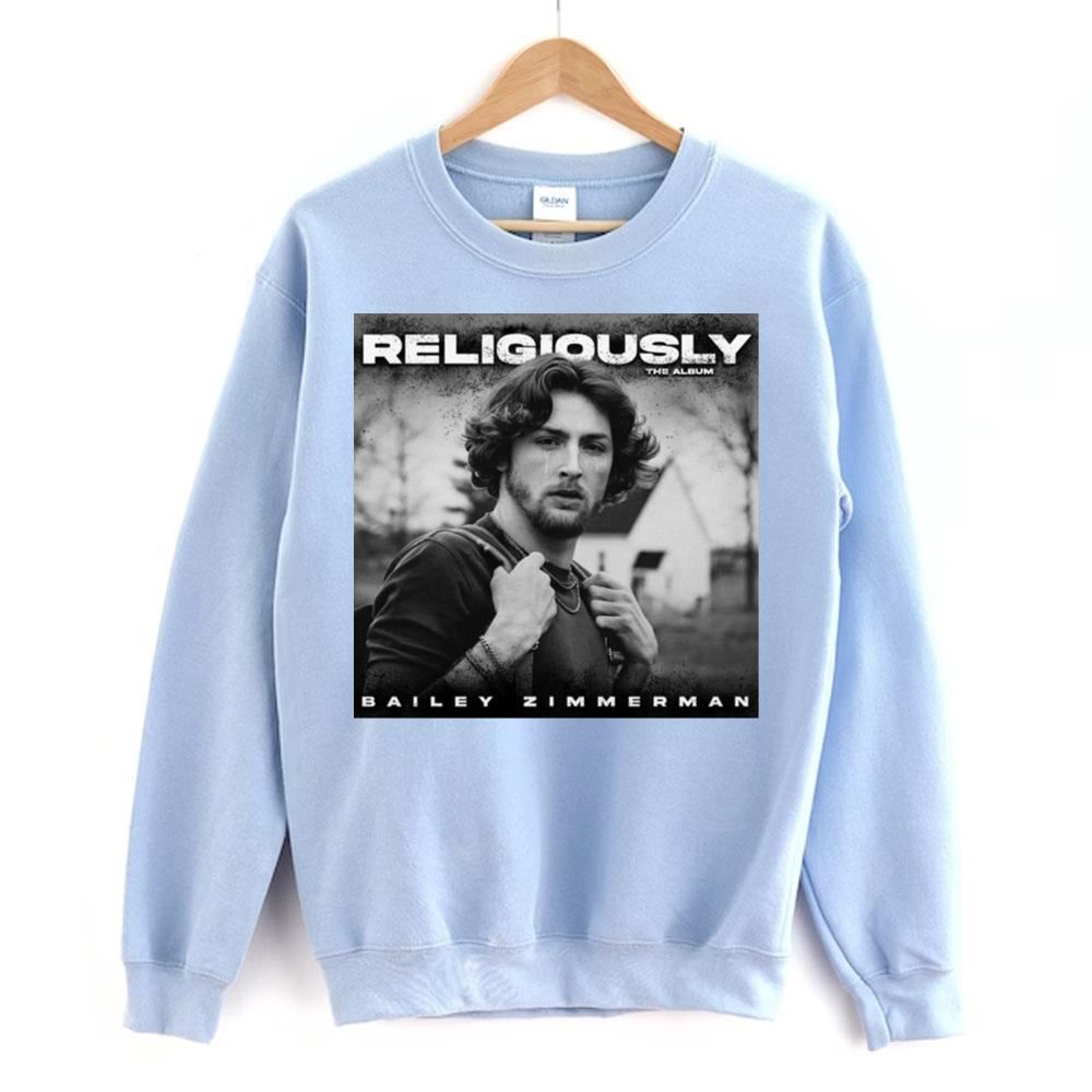 Bailey Zimmerman - Religiously The Album Album 2023 Doristino Limited Edition T-shirts