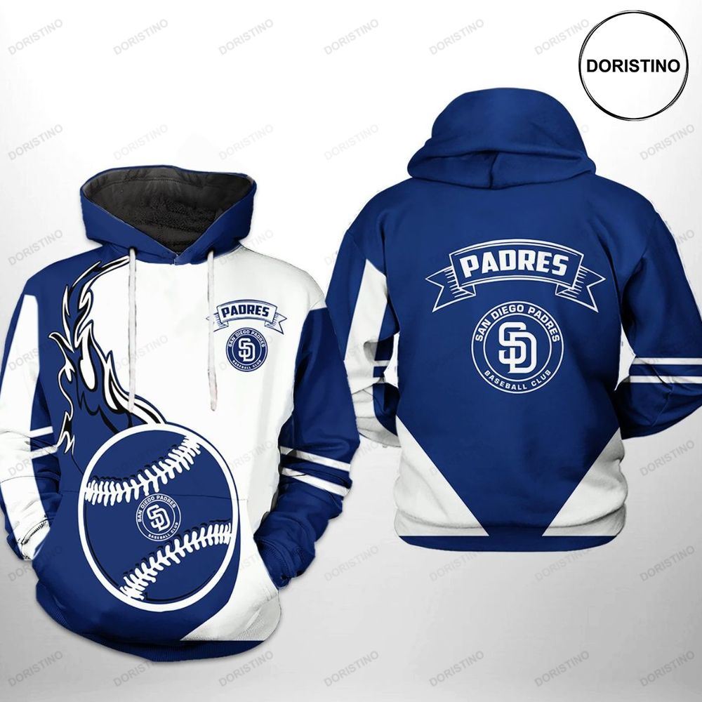 San Diego Padres Mlb Classic All Over Print Hoodie