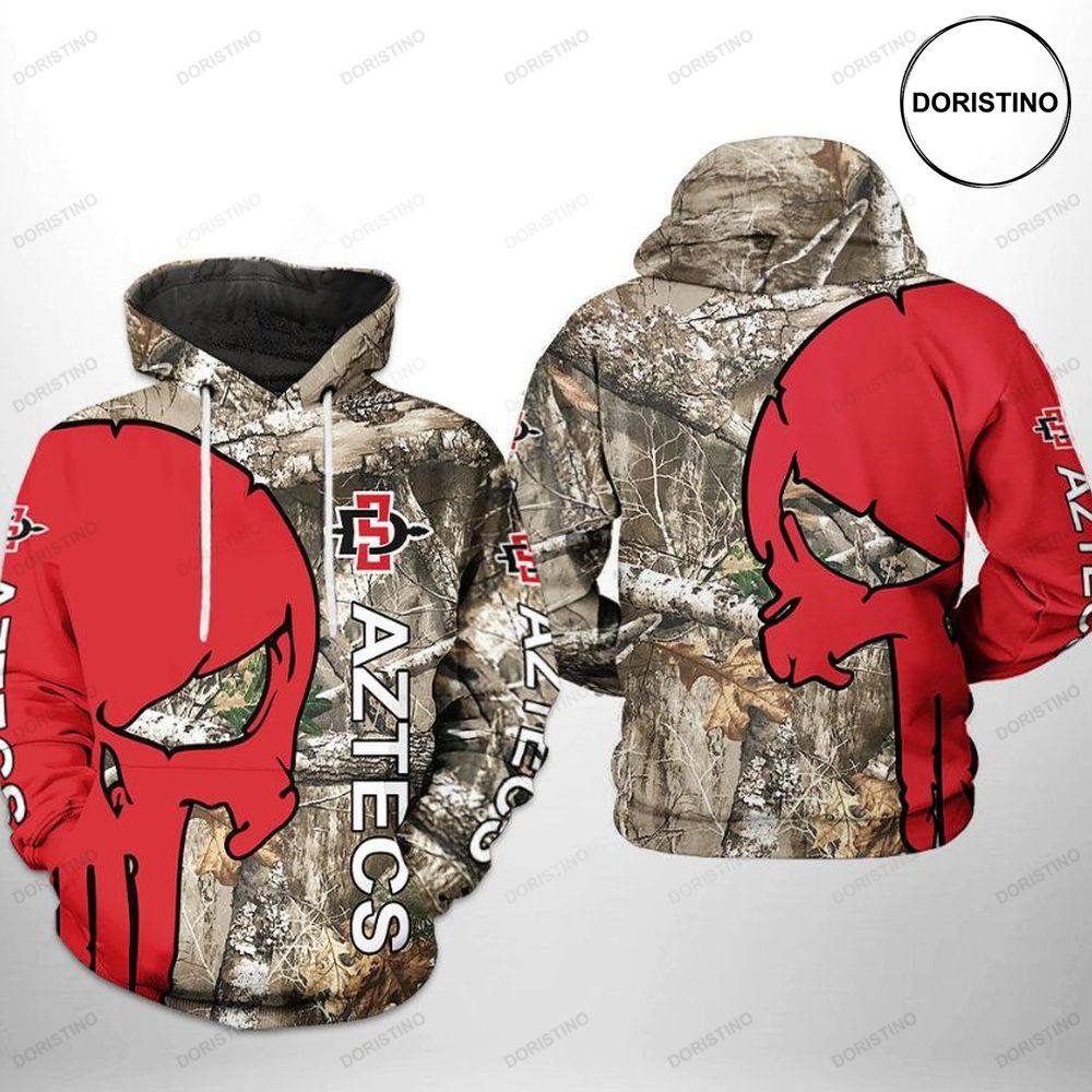San Diego State Aztecs Ncaa Camo Veteran Hunting Limited Edition 3d Hoodie