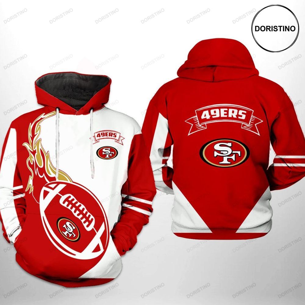 San Francisco 49ers Nfl Classic Awesome 3D Hoodie