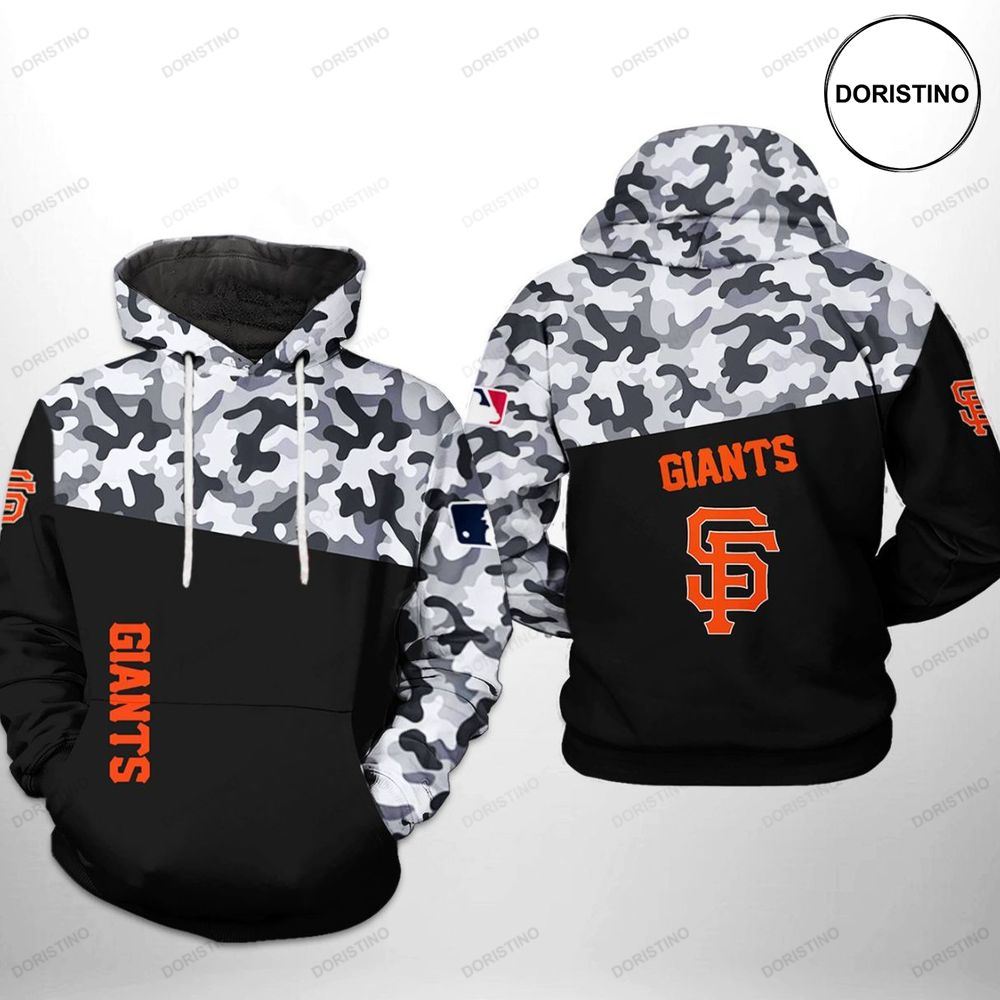 San Francisco Giants Mlb Camo Veteran Limited Edition 3d Hoodie