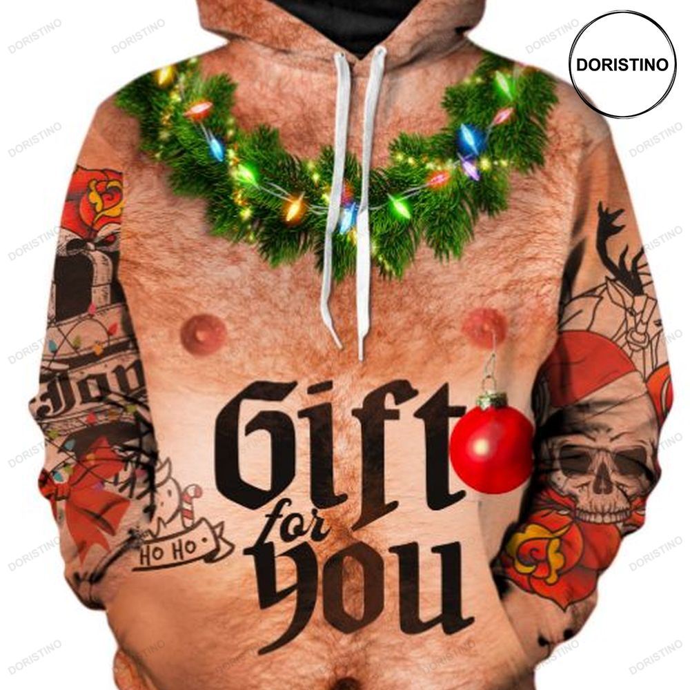 Santa Bod Funny Christmas And Ped Limited Edition 3d Hoodie