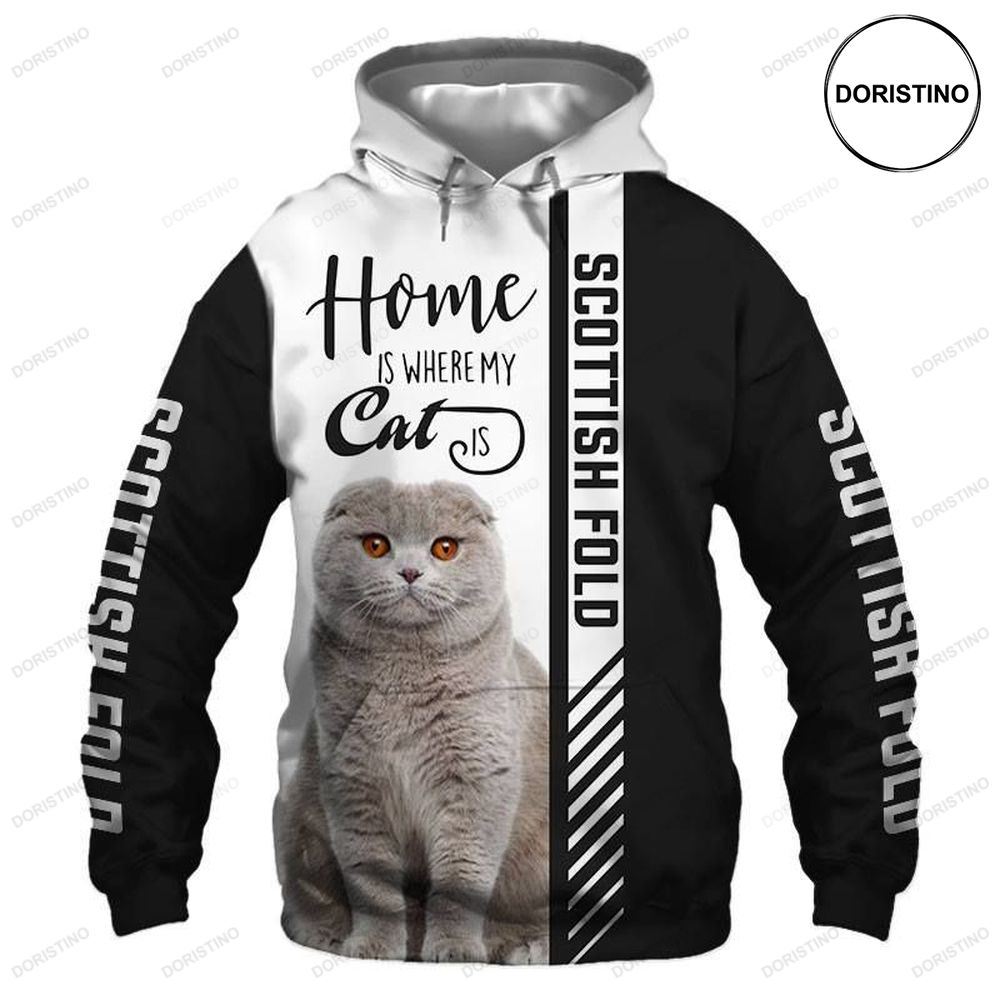 Scottish Fold All Over Print Hoodie