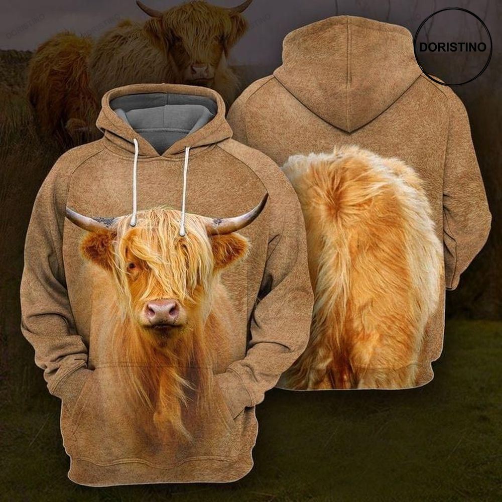 Scottish Highland Cows Full Ing Limited Edition 3d Hoodie