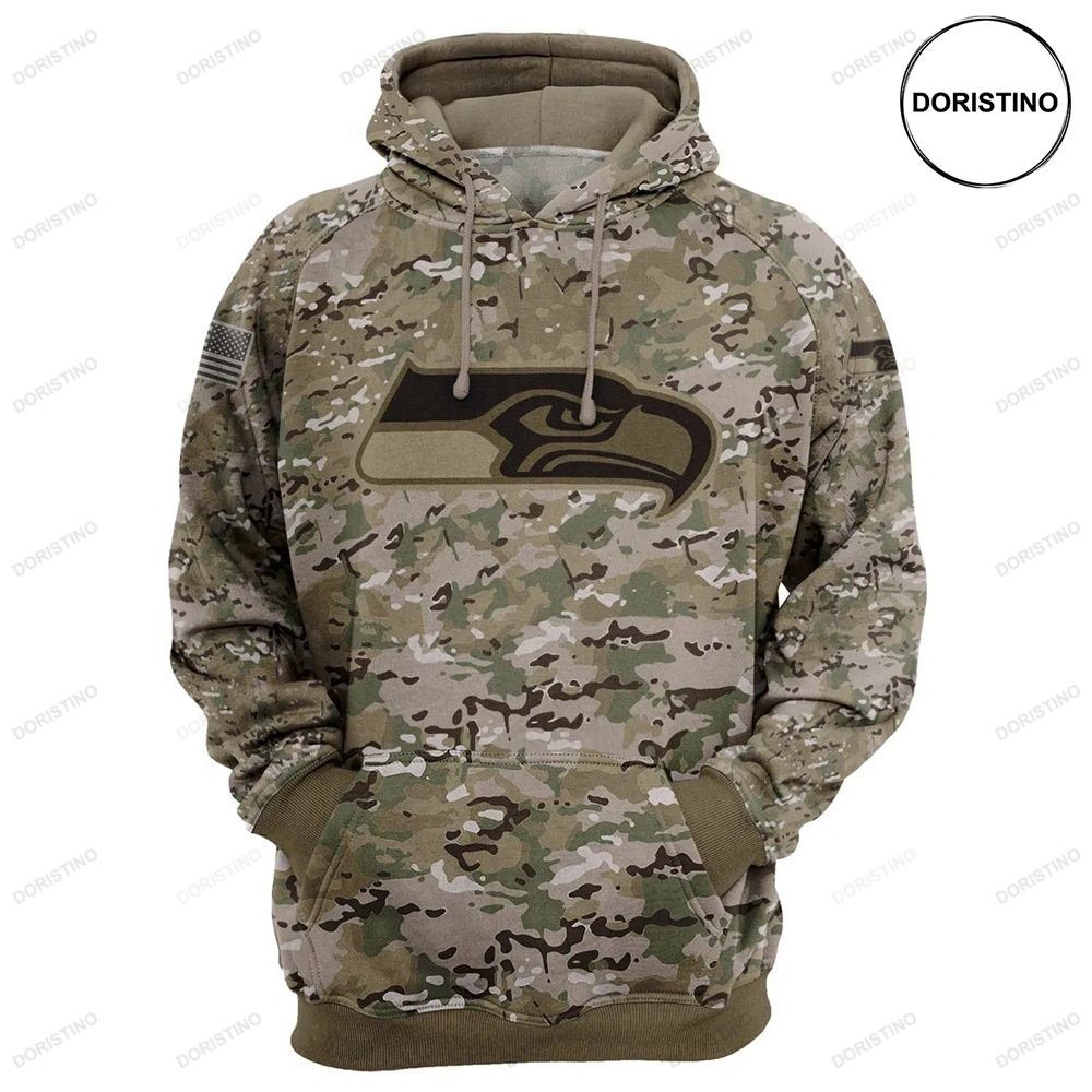 Seattle Seahawks Army Limited Edition 3d Hoodie