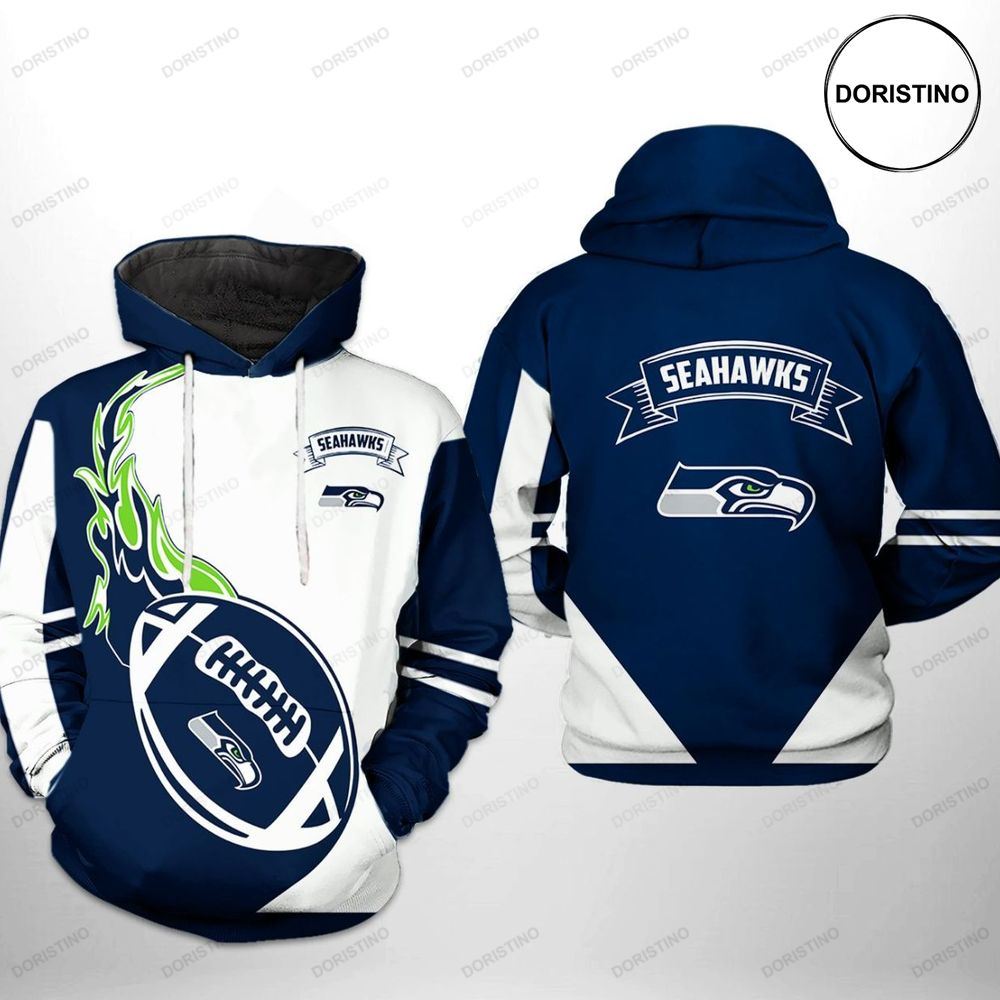 Seattle Seahawks Nfl Classic Awesome 3D Hoodie
