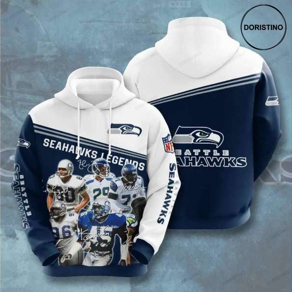 Seattle Seahawks V6 All Over Print Hoodie