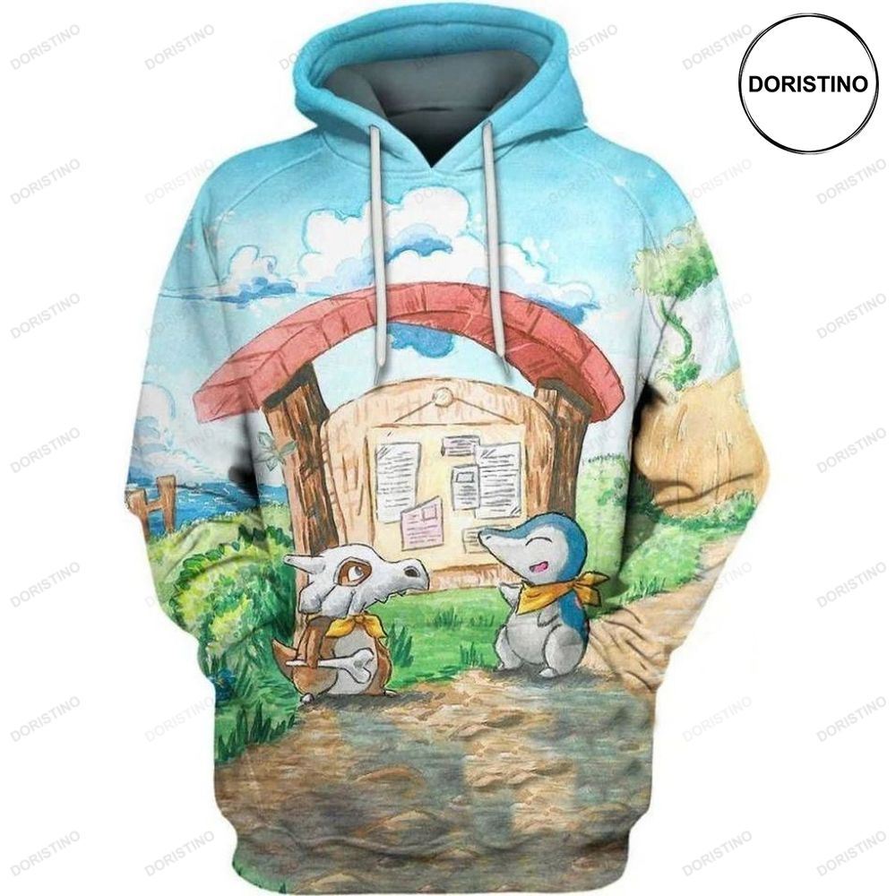 Self-drawn Pictures Of Animals All Over Print Hoodie