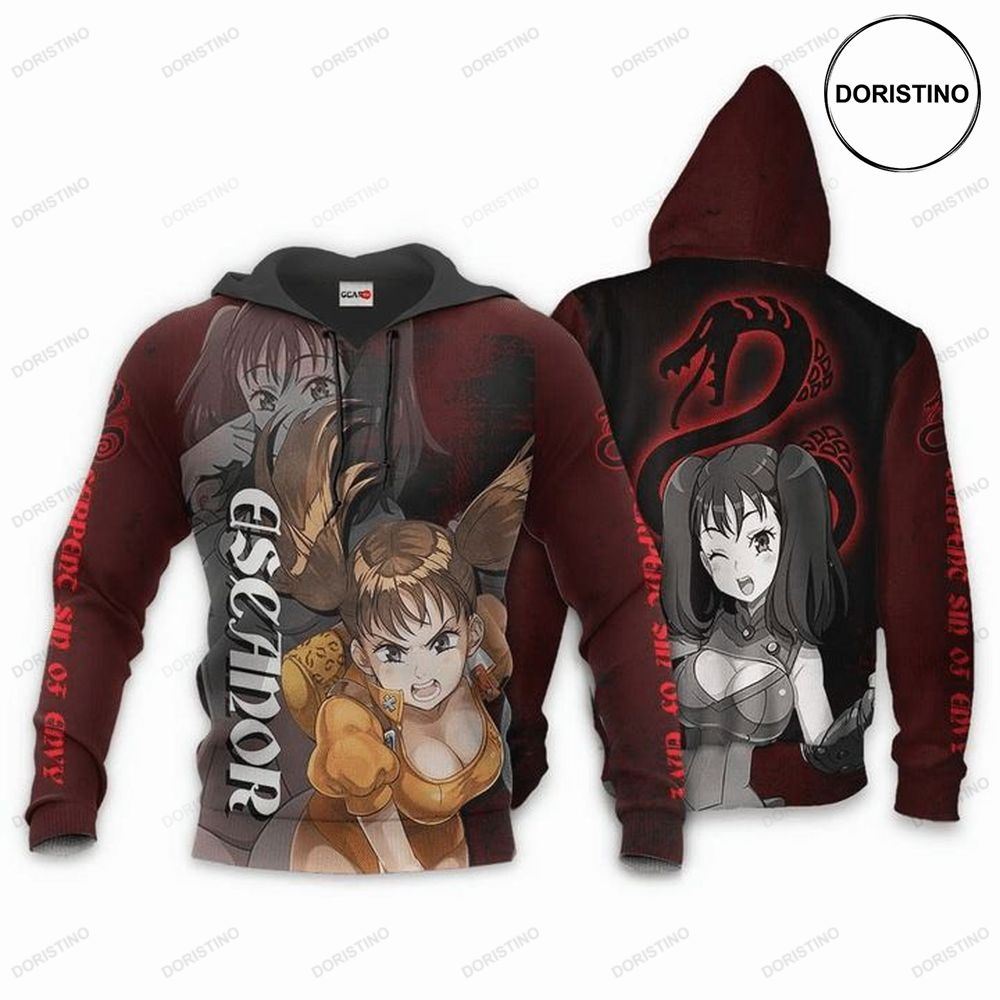 Serpent Sin Of Envy Diane Seven Deadly Sins Anime Manga Awesome 3D Hoodie