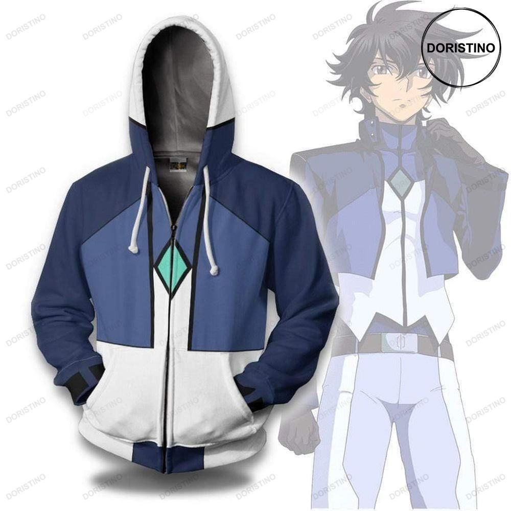 Setsuna F Seiei Cosplay Mobile Suit Gundam Anime Limited Edition 3d Hoodie