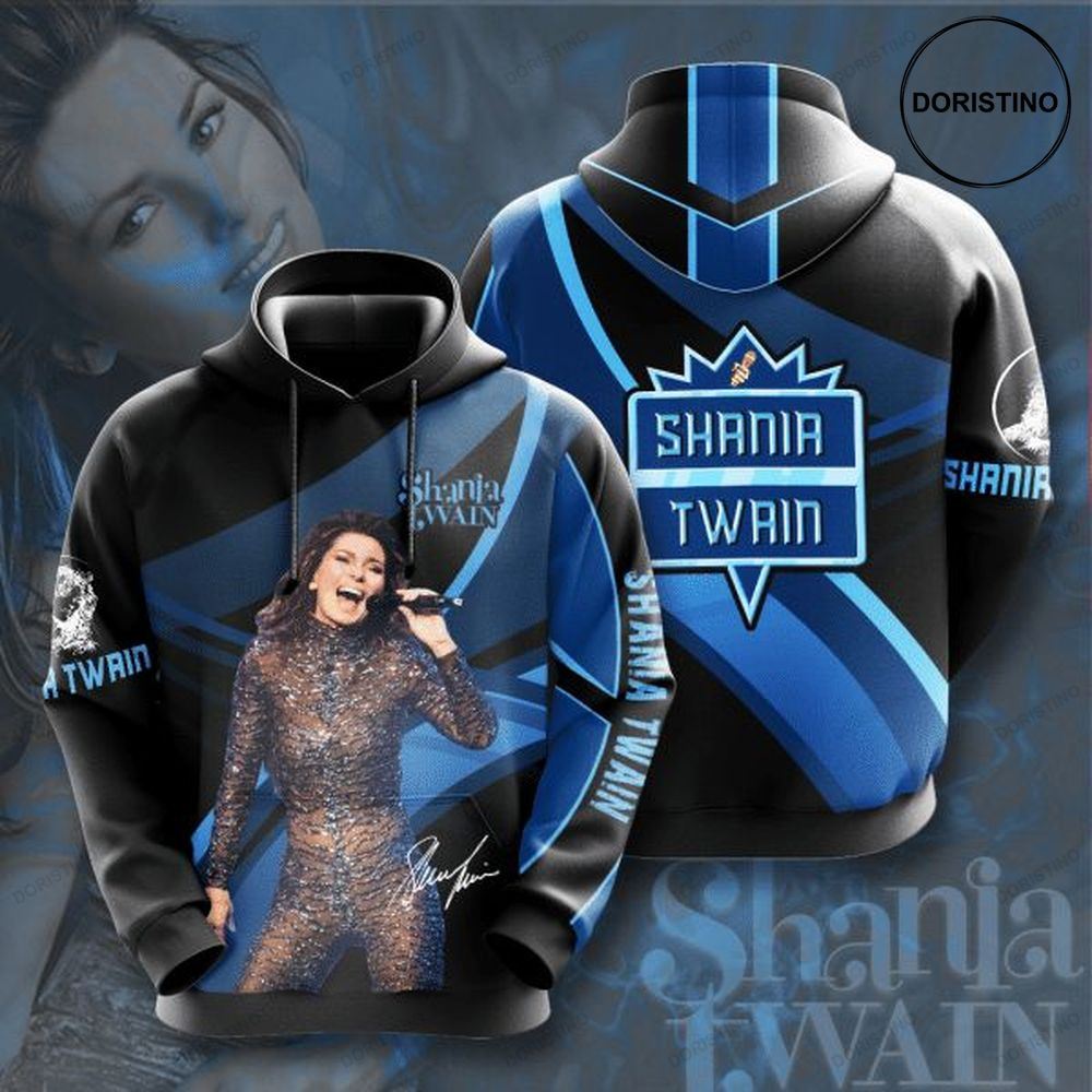 Shania Twain Signature Design Gift For Fan Custom Ed Awesome 3D Hoodie