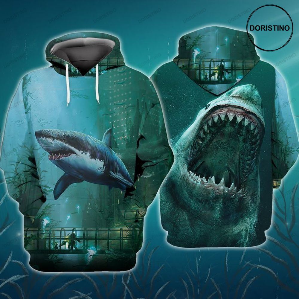 Shark Aquarium Ed Limited Edition 3d Hoodie