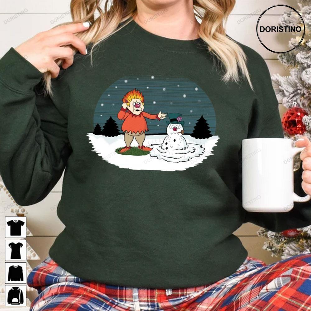 Heat Miser Melts Frosty The Snowman The Year Without A Santa Claus Christmas 3 Doristino Sweatshirt Long Sleeve Hoodie