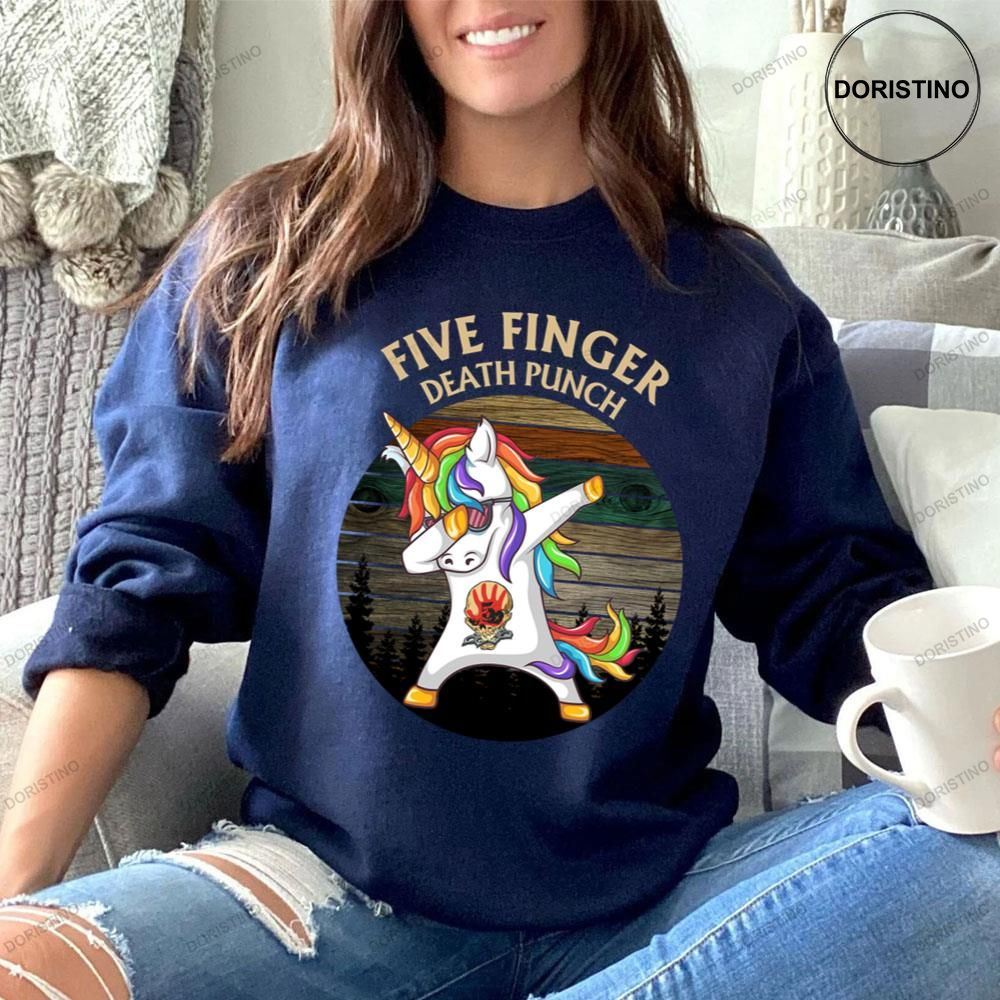 Unicorn Dabbing Five Finger Death Punch Vintage Limited Edition T-shirt Unicorn Dabbing Five Finger Death Punch Vintage Limited Edition T-shirt