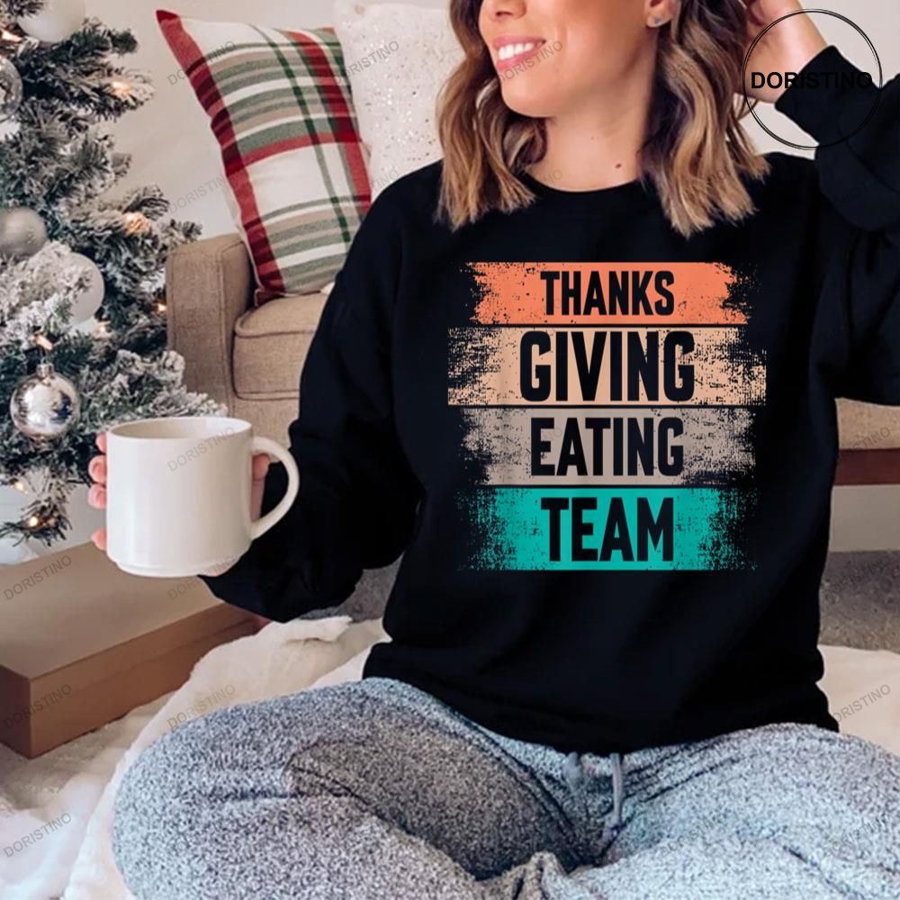 Vintage Thanksgiving Eating Team Limited Edition T-shirt