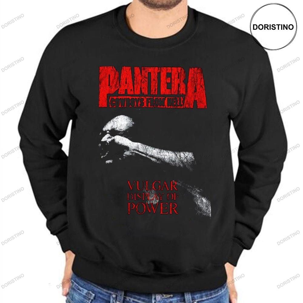 Vulgar Display Of Power Pantera Cowboys From Hell Red Art Awesome Shirt