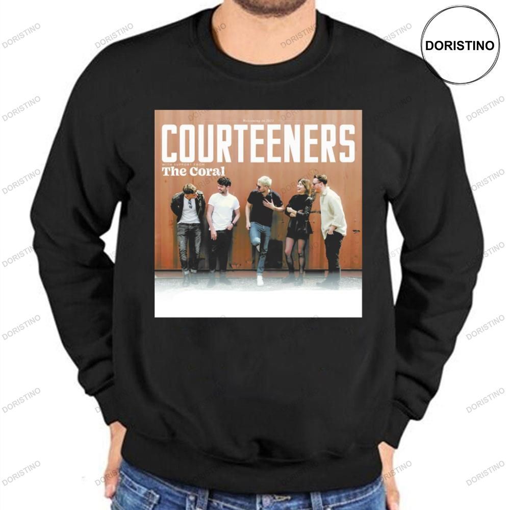 Welcoming In 2021 Courteeners With Support From The Coral Limited Edition T-shirt