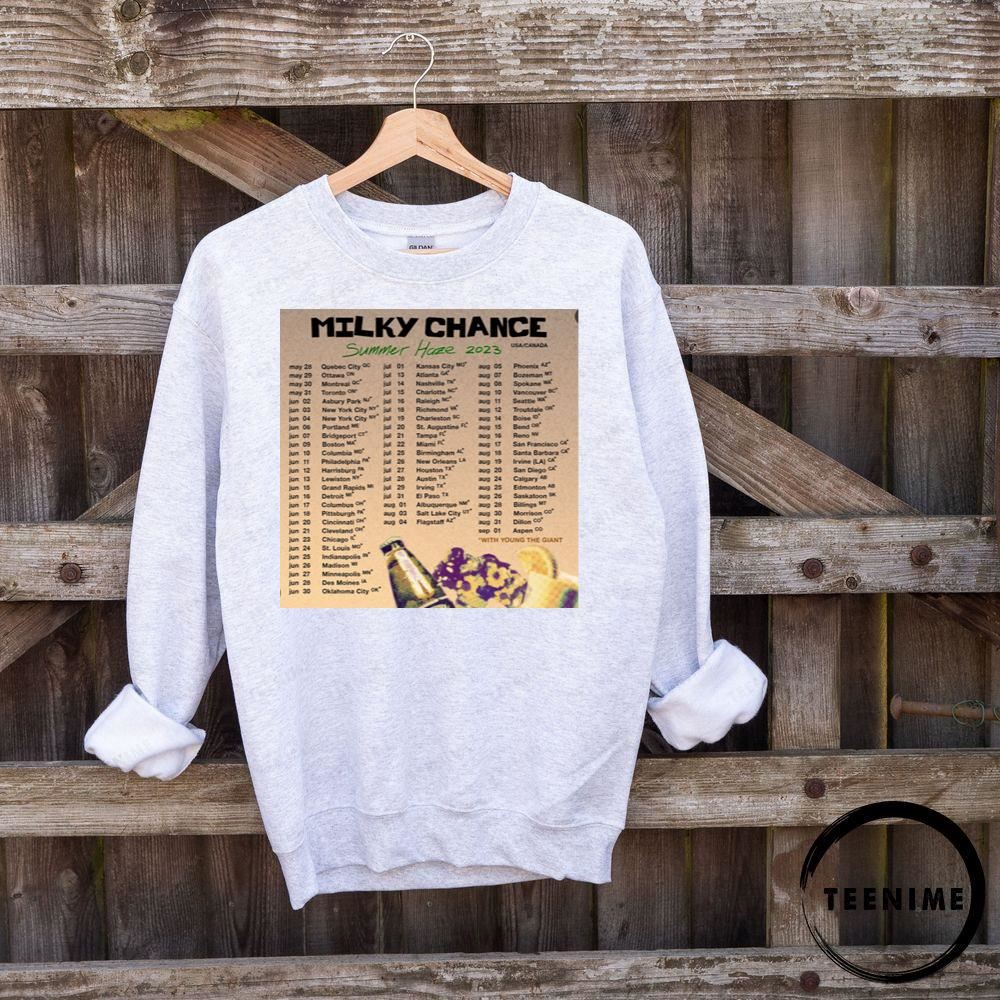 Milky Chance Summer Haze Tour 2023 Teenime Trending Shirt