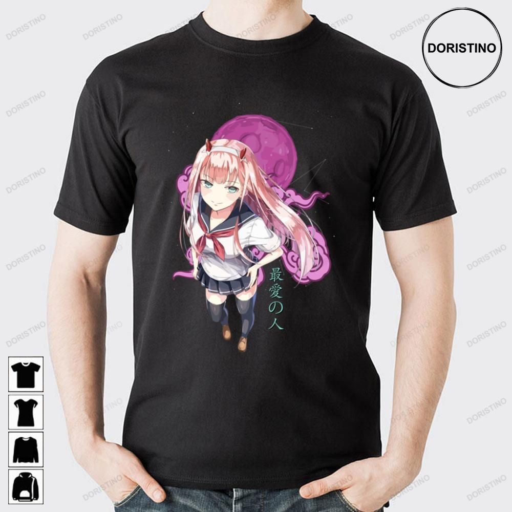 Purple Moon Zero Two Darling In The Franxx Limited Edition T-shirts