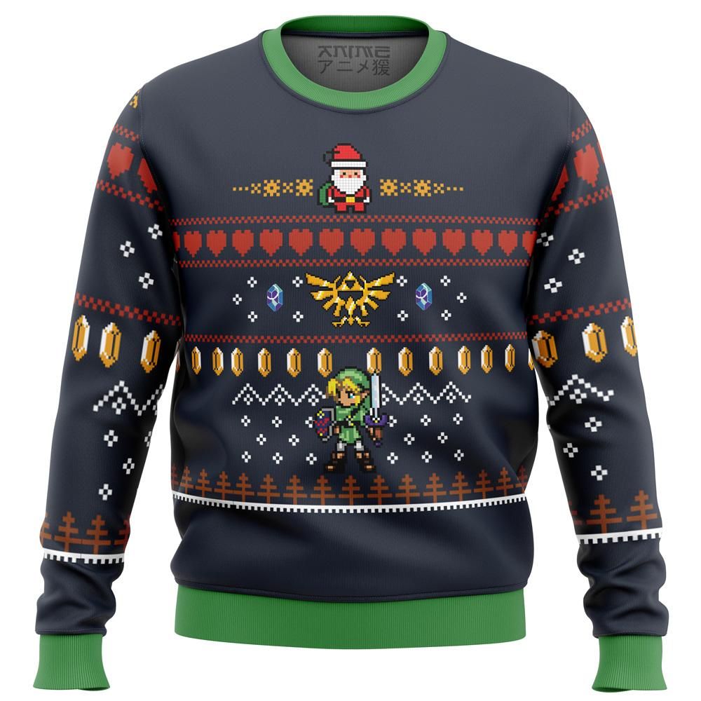 Zelda Santa Link Ugly Christmas Sweater