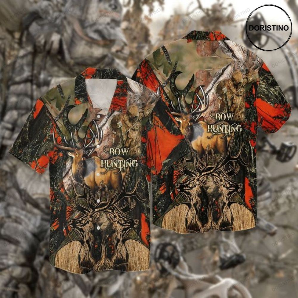 Bow Hunting Deer Hawaiian Shirt