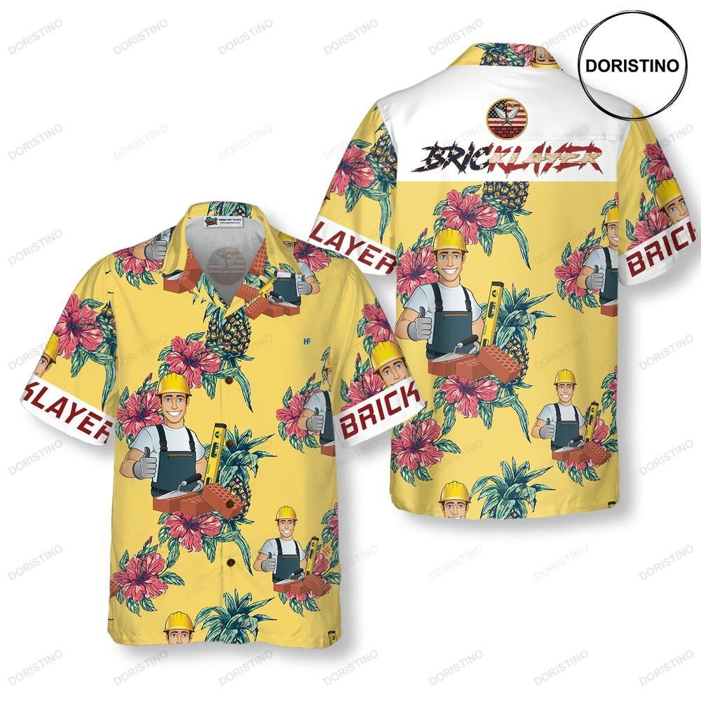Bricklayer Pineapple Seamless Pattern Limited Edition Hawaiian Shirt