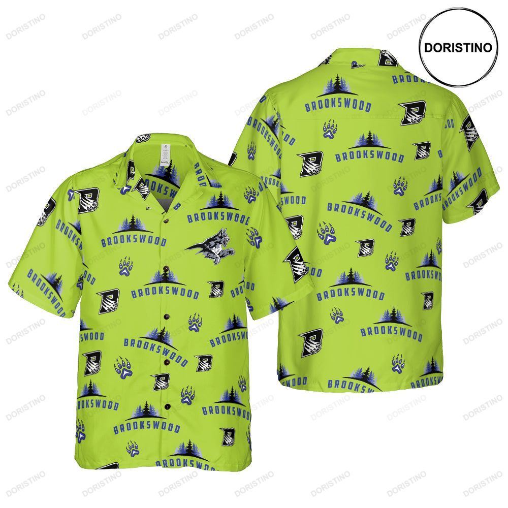 Brookswood Bright Green Limited Edition Hawaiian Shirt
