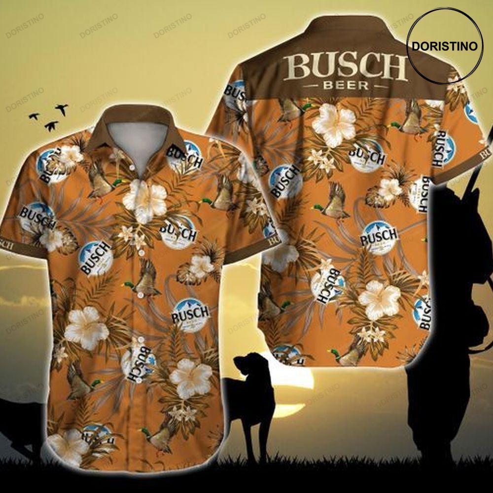 Busch Hunting Mallard Ii Hawaiian Shirt